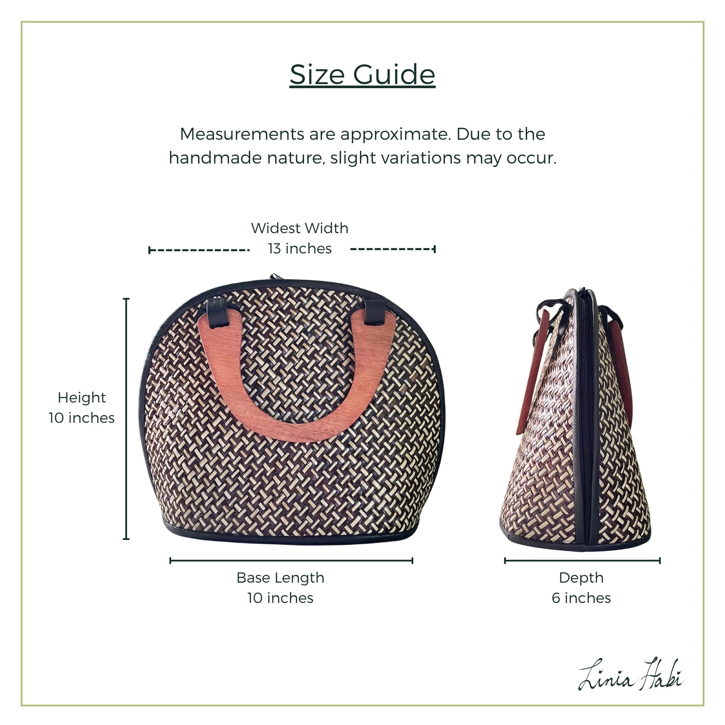 Eve Pandan Handbag - Black