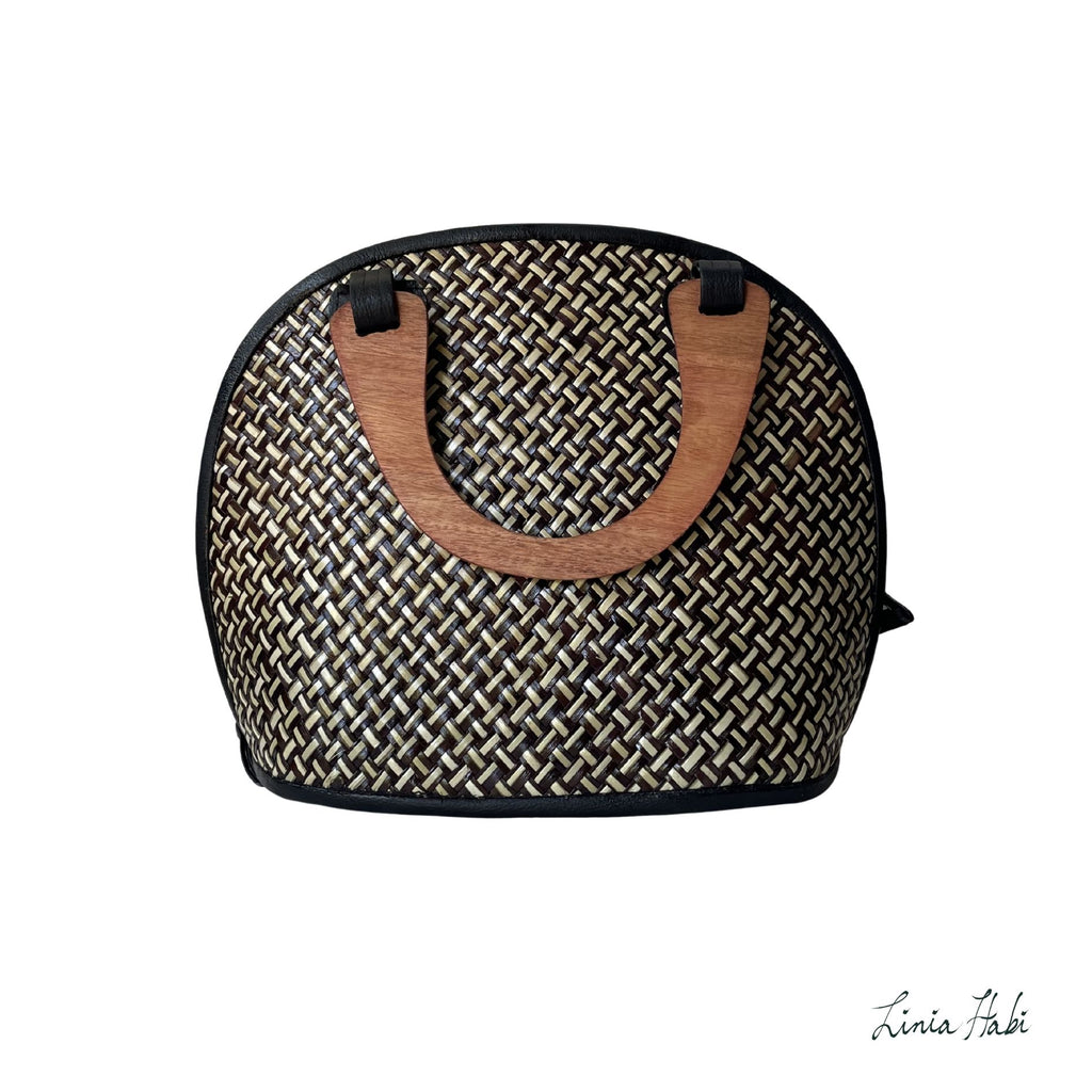 Eve Pandan Handbag - Black