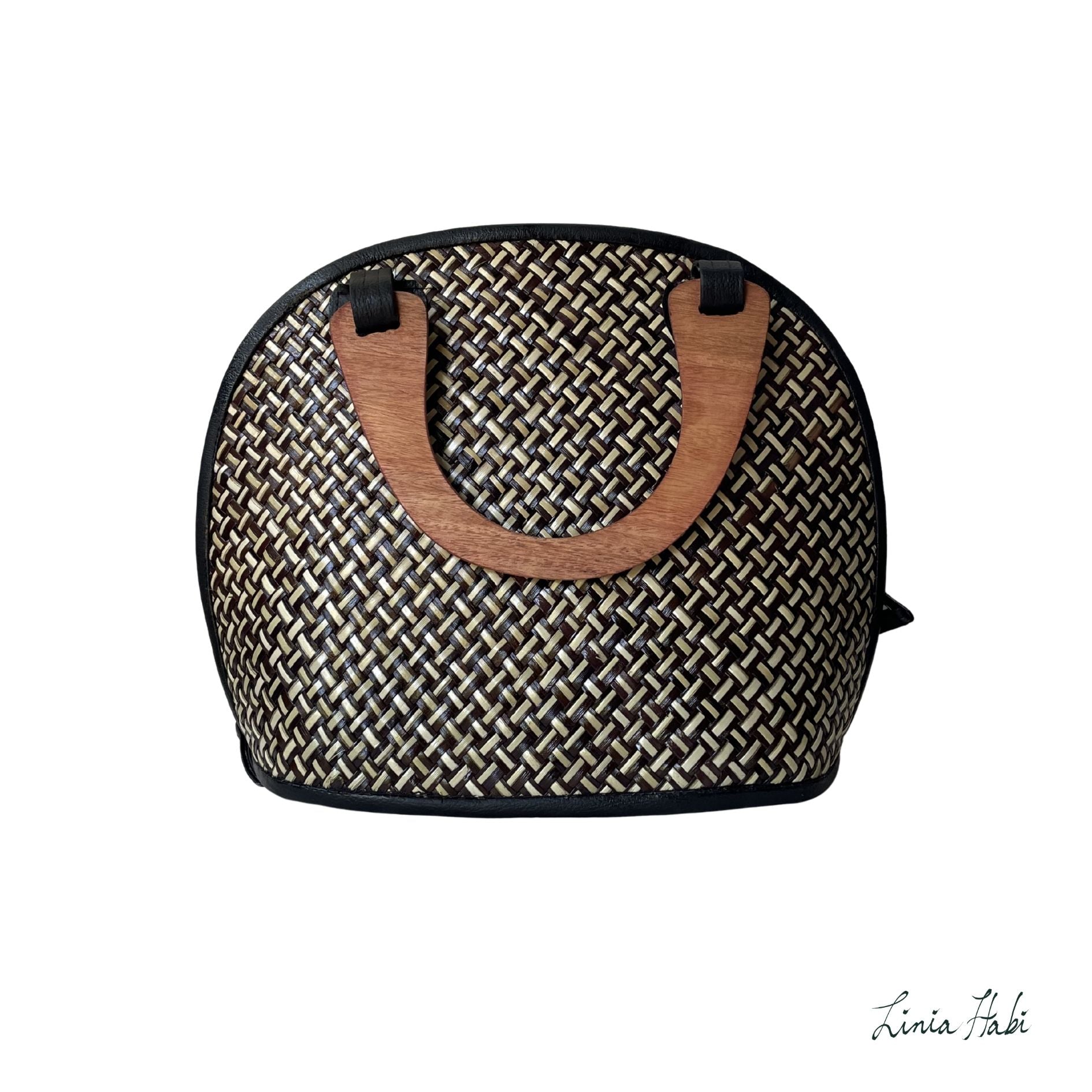 Eve Pandan Handbag - Black