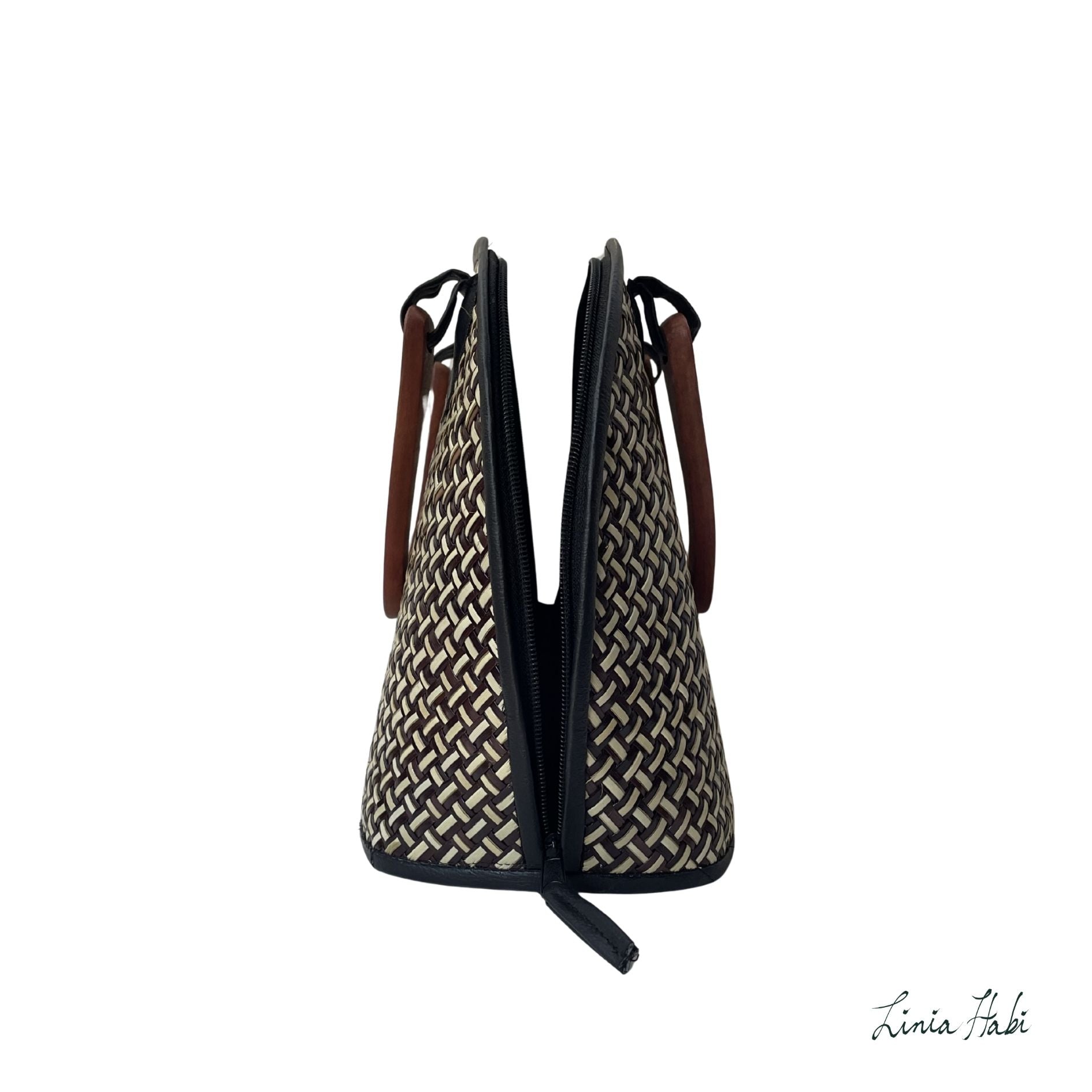 Eve Pandan Handbag - Black