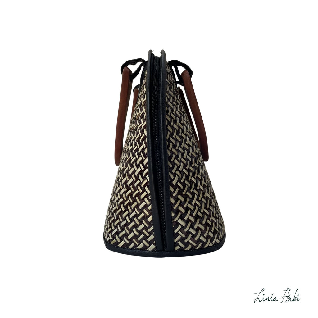Eve Pandan Handbag - Black