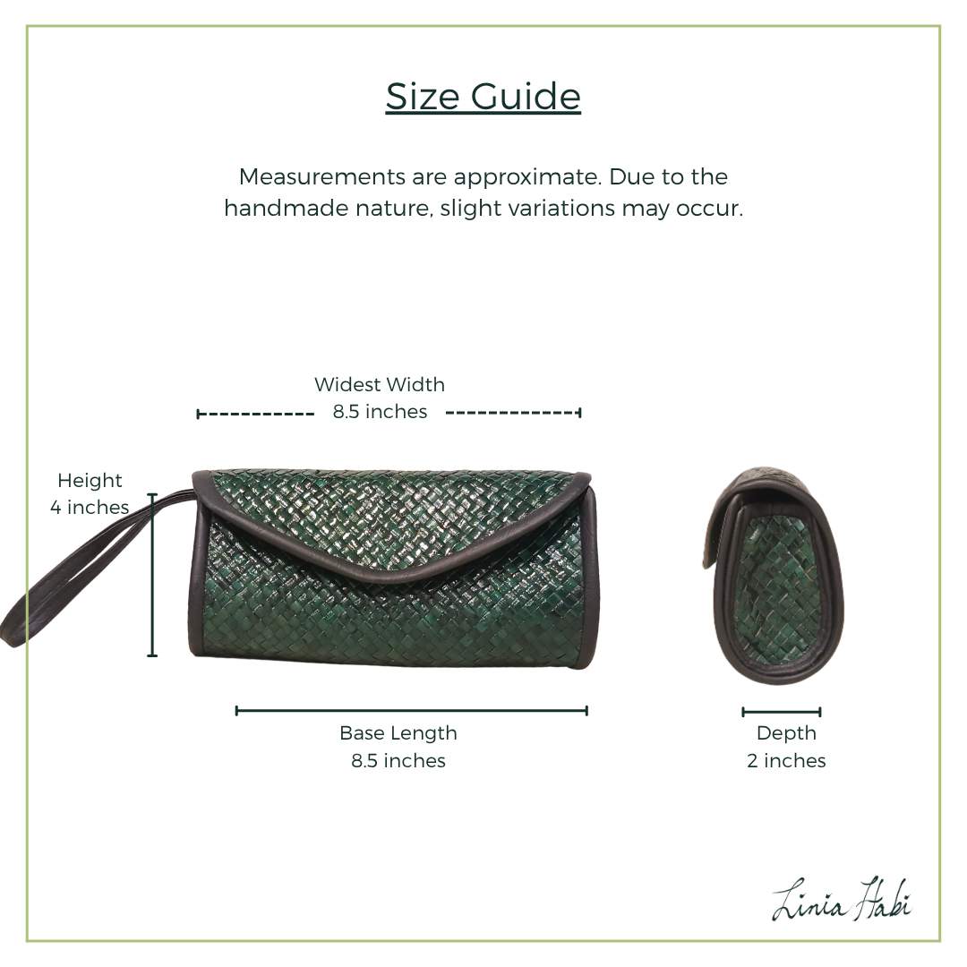 Esther Envelope Purse - Green