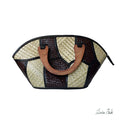 Rebekah Patchwork Pandan Handbag - Uno