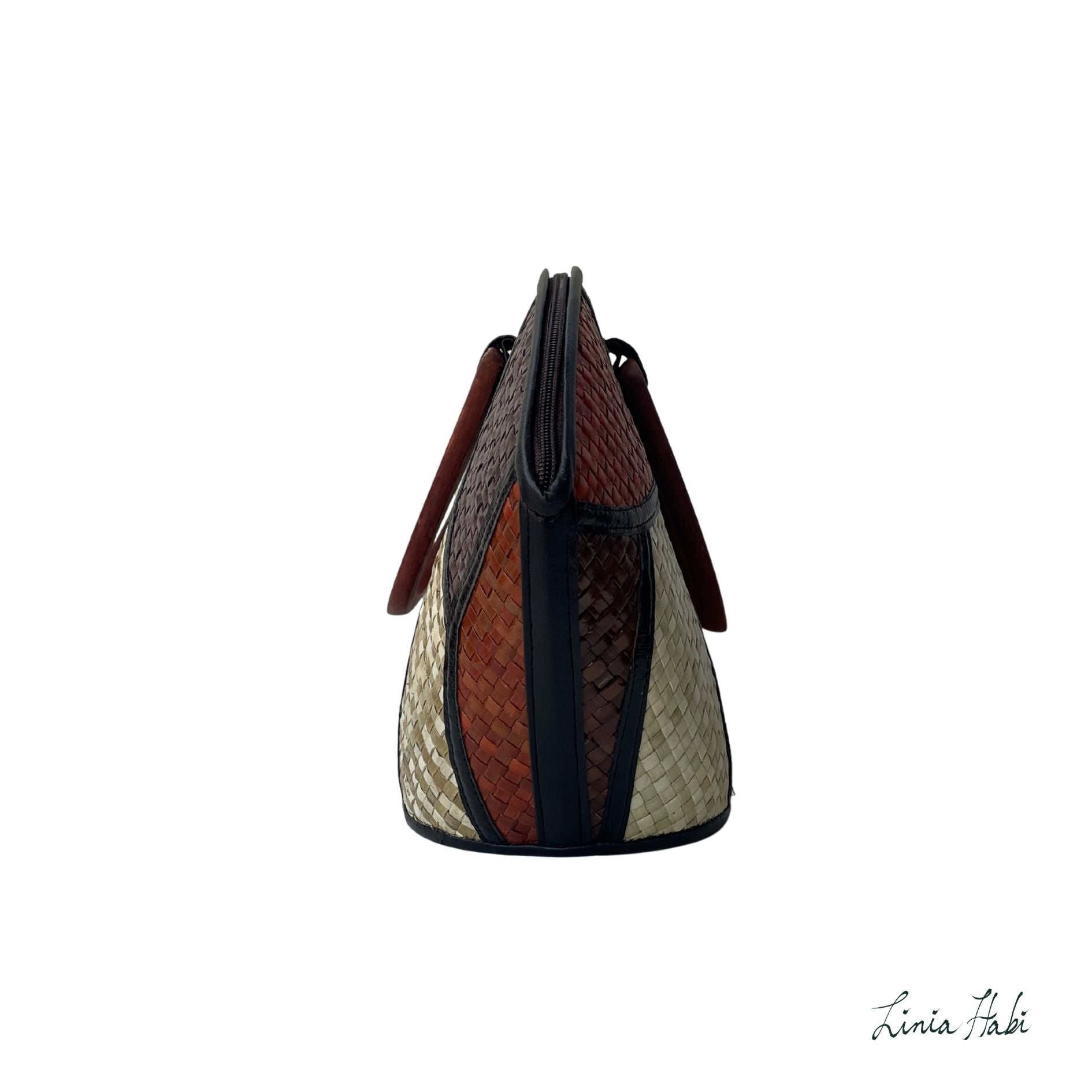 Rebekah Patchwork Pandan Handbag - Syete