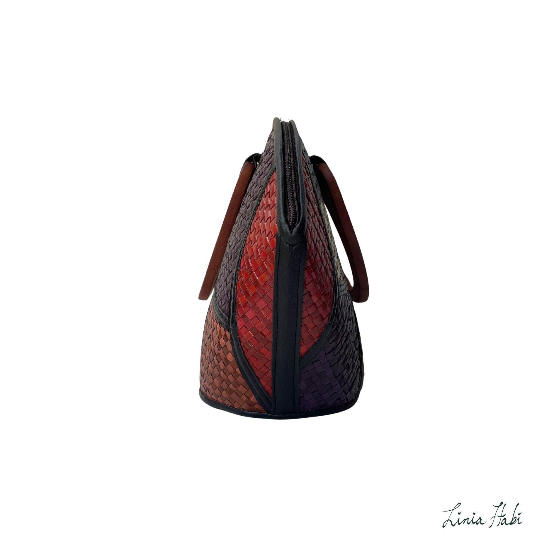 Rebekah Patchwork Pandan Handbag - Otso