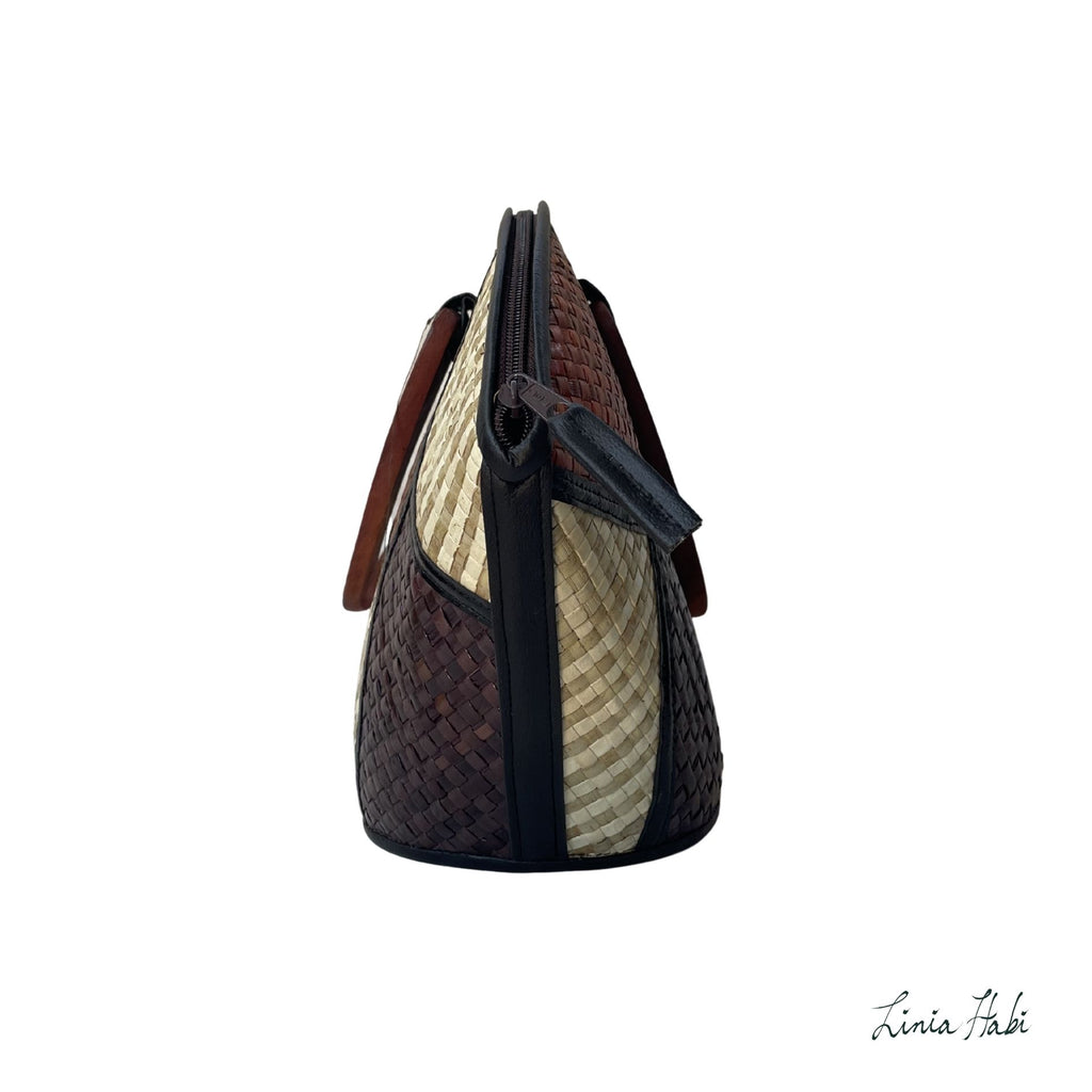 Rebekah Patchwork Pandan Handbag - Dyes