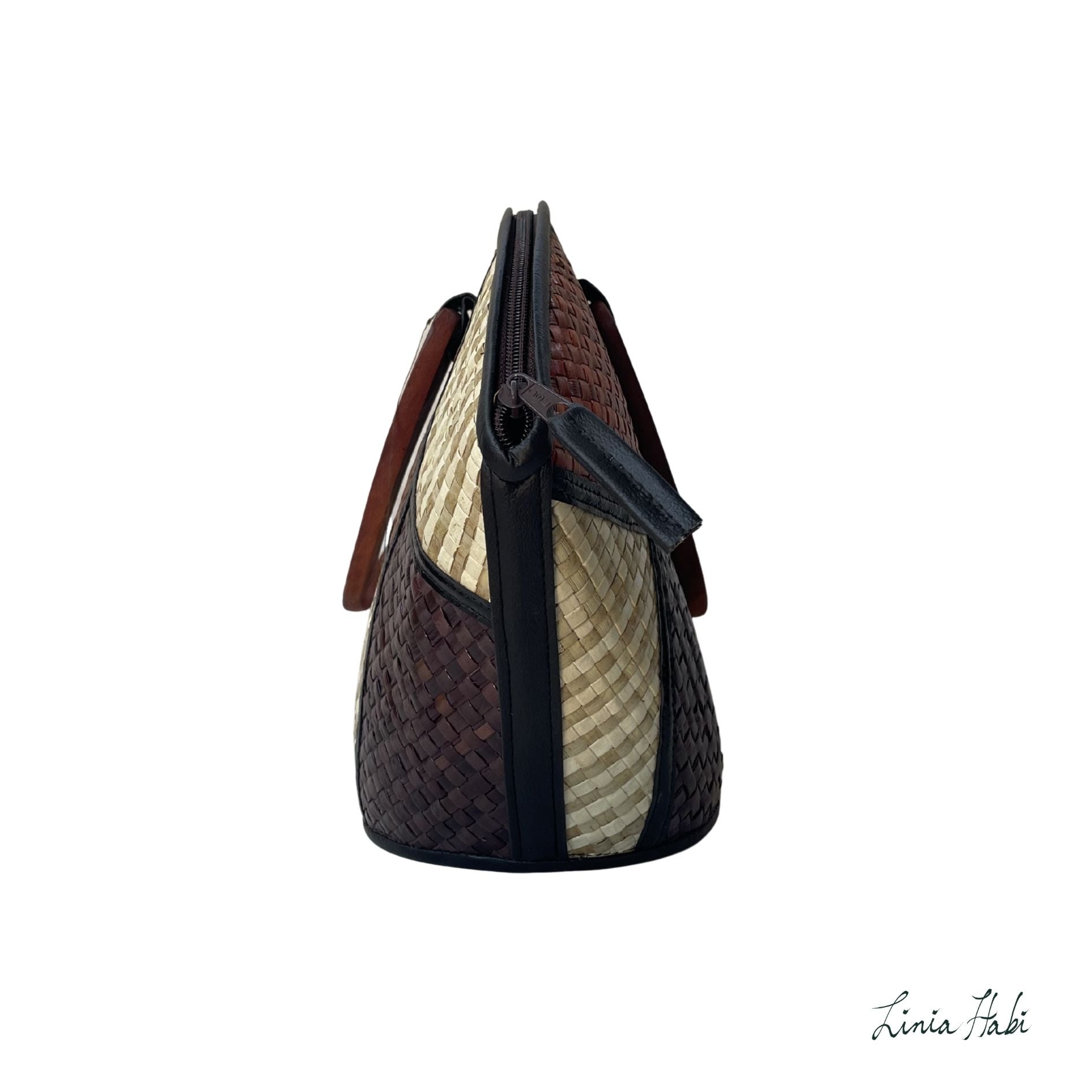 Rebekah Patchwork Pandan Handbag - Dyes