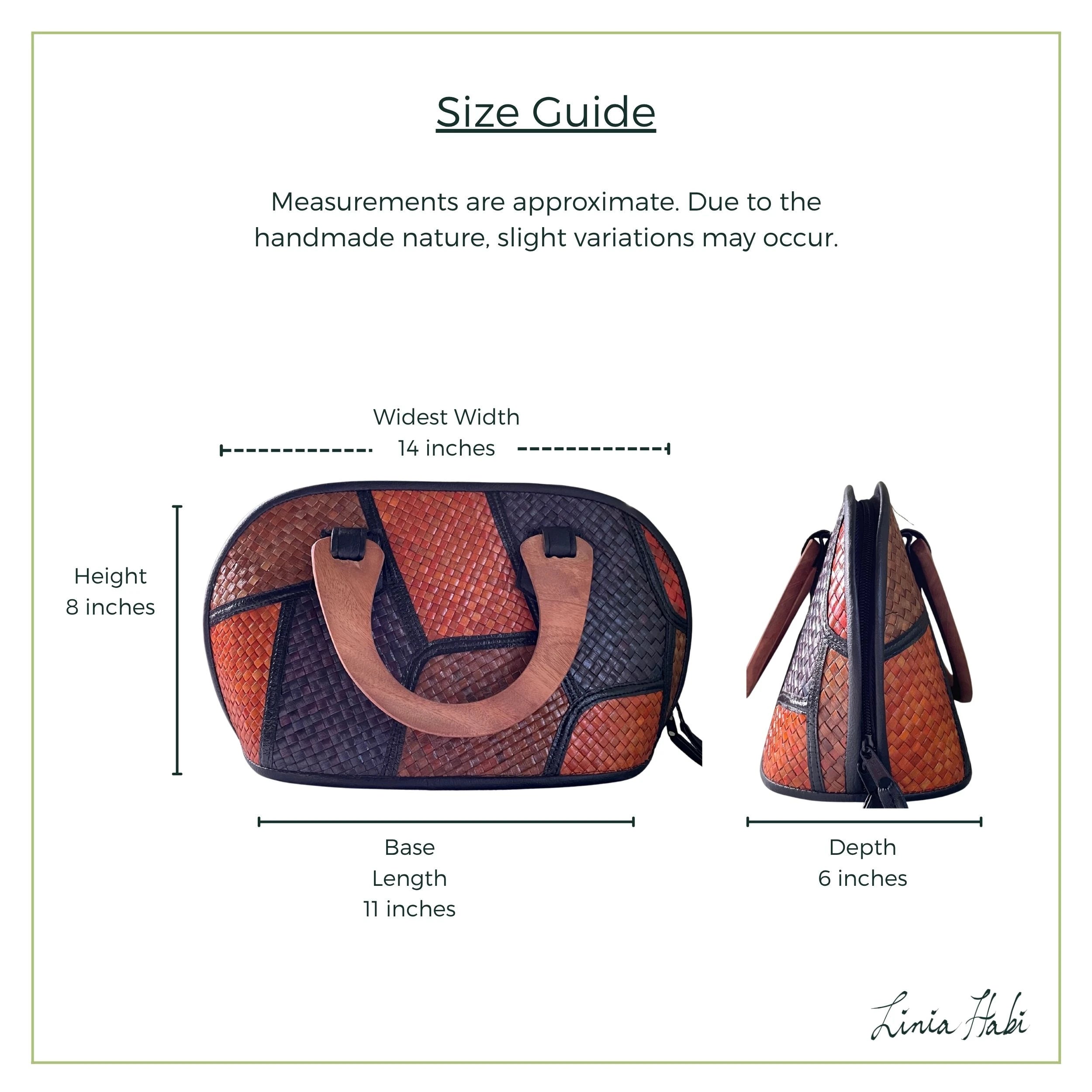 Sarah Patchwork Pandan Handbag - Earth Tone (Dos)